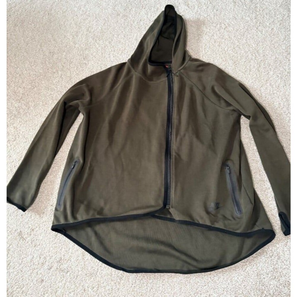 Nike Tech Pack Olive Full Zip Hoodie Women's Long Sleeve